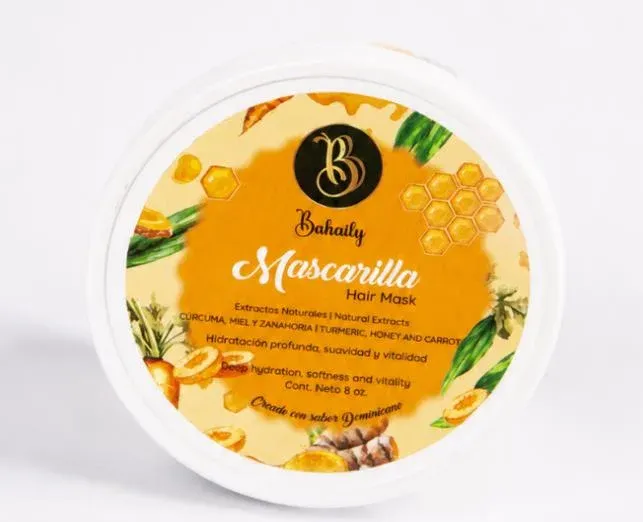 Tapa ilustrada de la mascarilla Bahaily