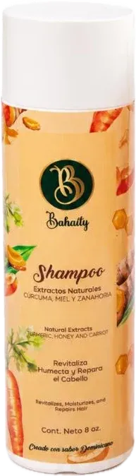 Shampoo de Cúrcuma, Zanahoria & Miel 8 oz — Bahaily